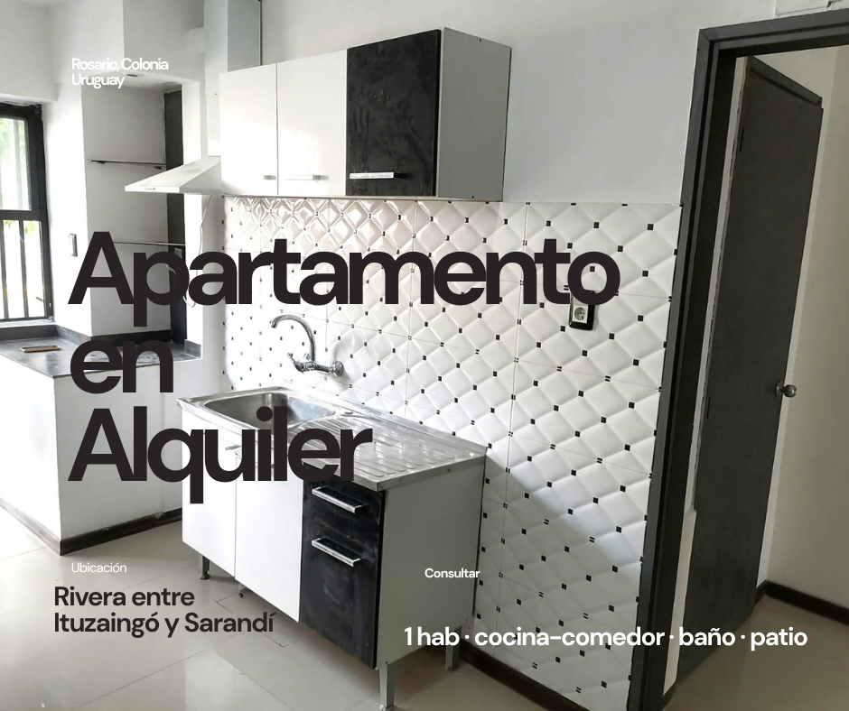 Alquiler de Apartamento en Rosario- Colonia. REF: 842